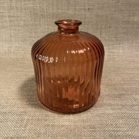 Vaas, gerecycled glas, pink