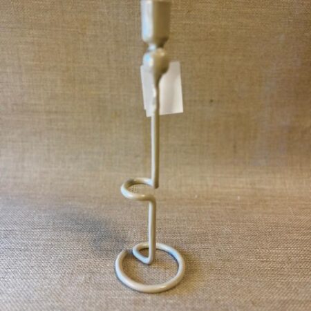 Kaarsenstandaard, metaal, beige