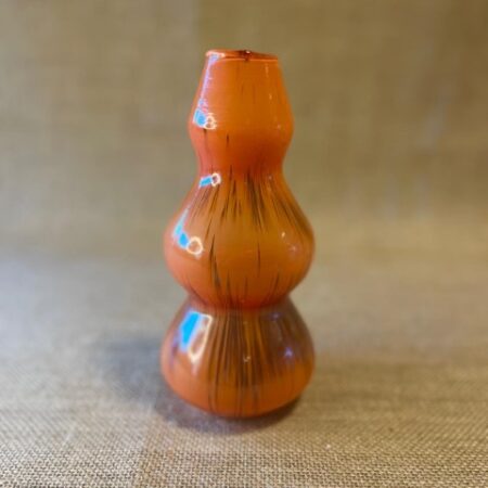 Vaas, glas, oranje/rood