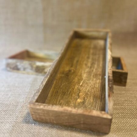 Dienblad/ plateau van hout