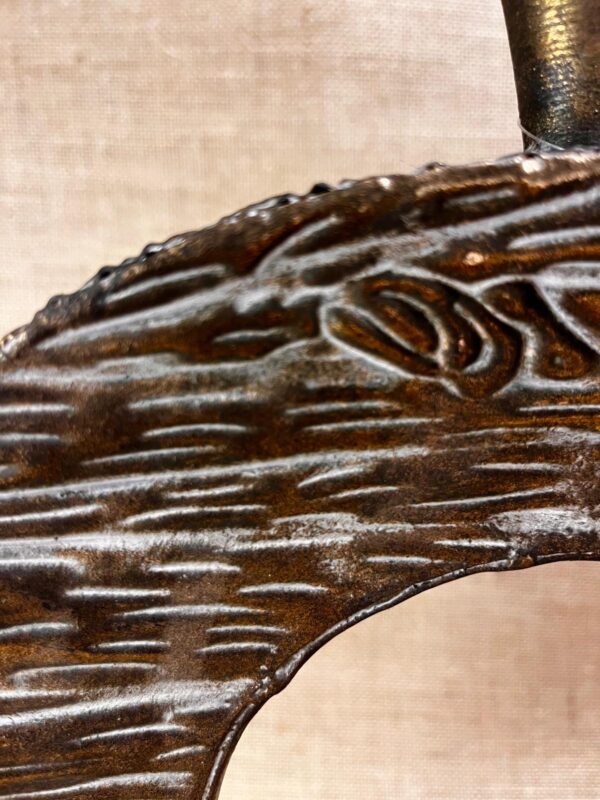 Ornament, metaal, bruin - Afbeelding 2