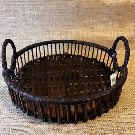 Dienblad rond, rotan