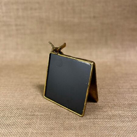 Krijtbord zwart/goud