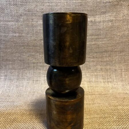 Kandelaar Dobra, goudkleurig, 18 cm hoog