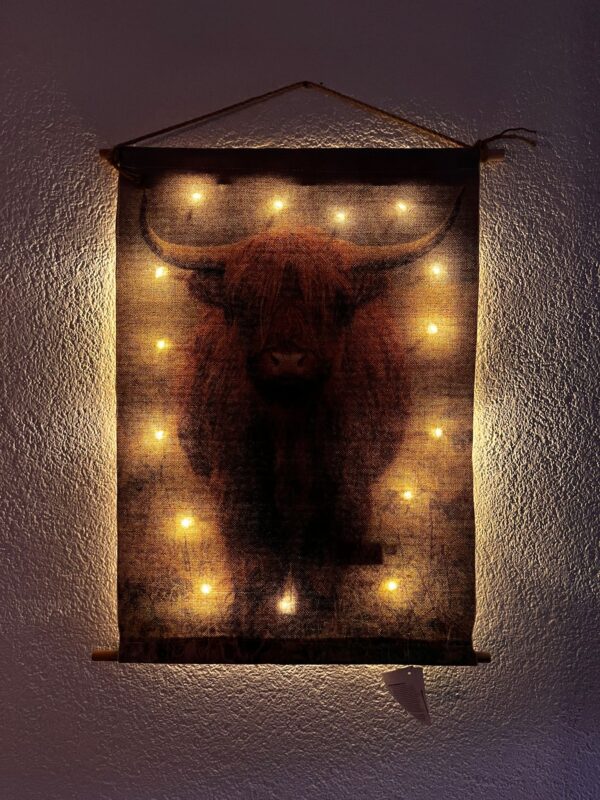 Countryfield wanddoek, Schotse hooglander - Afbeelding 5