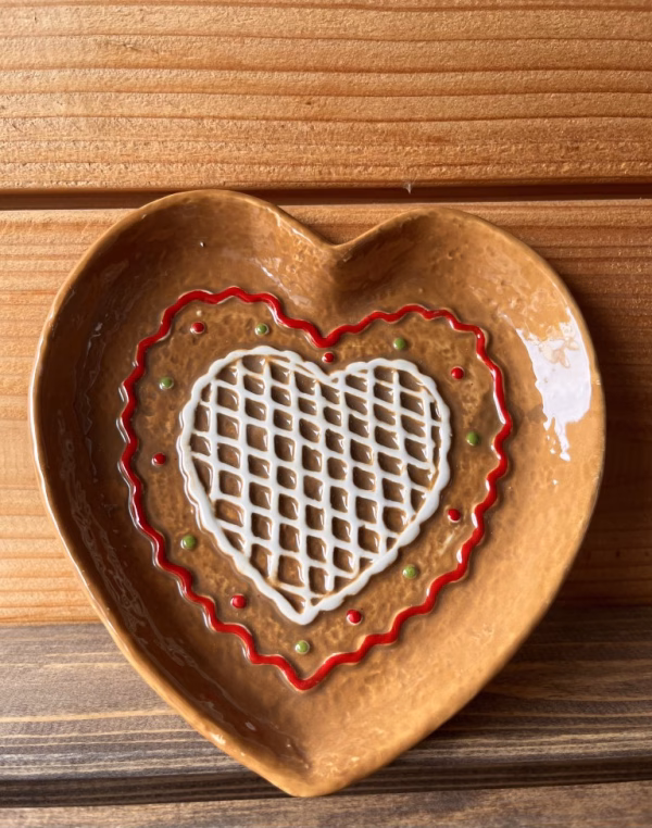 Kerst bordje, gingerbread - Afbeelding 3